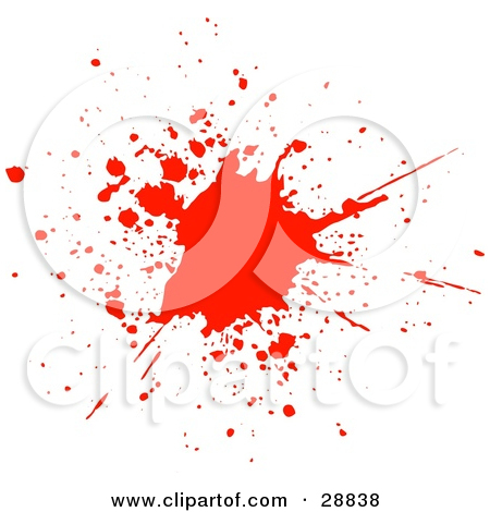 Free  Rf  Clipart Illustration Of A Black Background With Red Blood