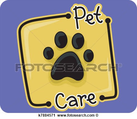 Pet Care View Large Clip Art Graphic