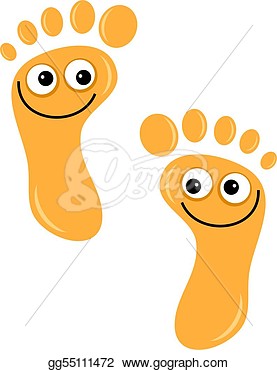 Stock Illustrations   Happy Feet  Stock Clipart Gg55111472