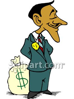 0808 1917 5840 Sleezy Looking Accountant For The Mob Clipart Image Jpg
