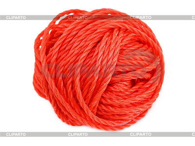 3320625 Red Ball Of Yarn On White Jpg