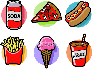 Cartoon Junk Food Clipart