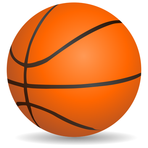 Clipart Vettoriali Di Un Pallone Da Basket