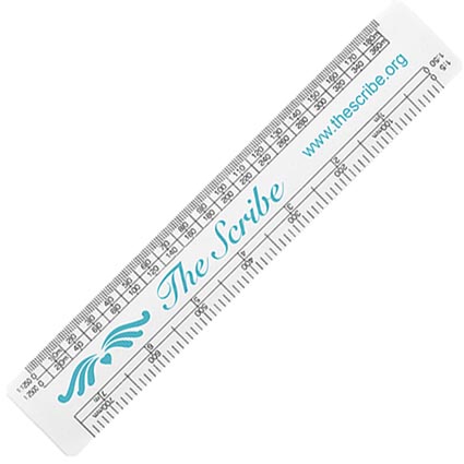 Inch Scale Rulers   Personalised Rulers   Printed Stationery