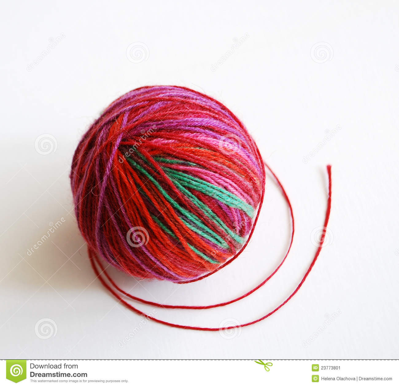 More Similar Stock Images Of   Red Yarn Ball