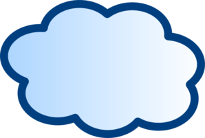 Network Cloud Clip Art At Clker Com   Vector Clip Art Online Royalty