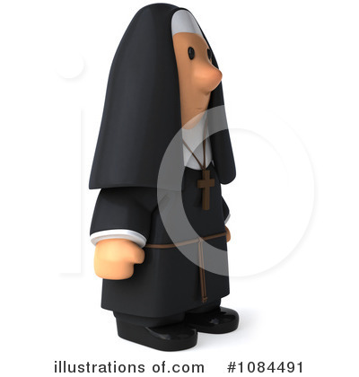 Nun Clipart  1084491 By Julos   Royalty Free  Rf  Stock Illustrations