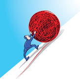 Pushing Ball Stock Vectors Illustrations   Clipart