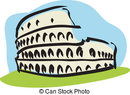 Rome Colosseum   Illustration Of The Colosseum Of Rome