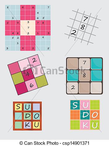 Sudoku Game    Csp14901371   Search Clipart Illustration Drawings