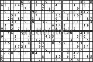 Sudoku Medium Level Stock Vector   Clipart Me