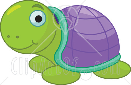 210903 Royalty Free Rf Clipart Illustration Of A Cute Sea Turtle With