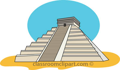 Aztec   Aztec Pyramid   Classroom Clipart