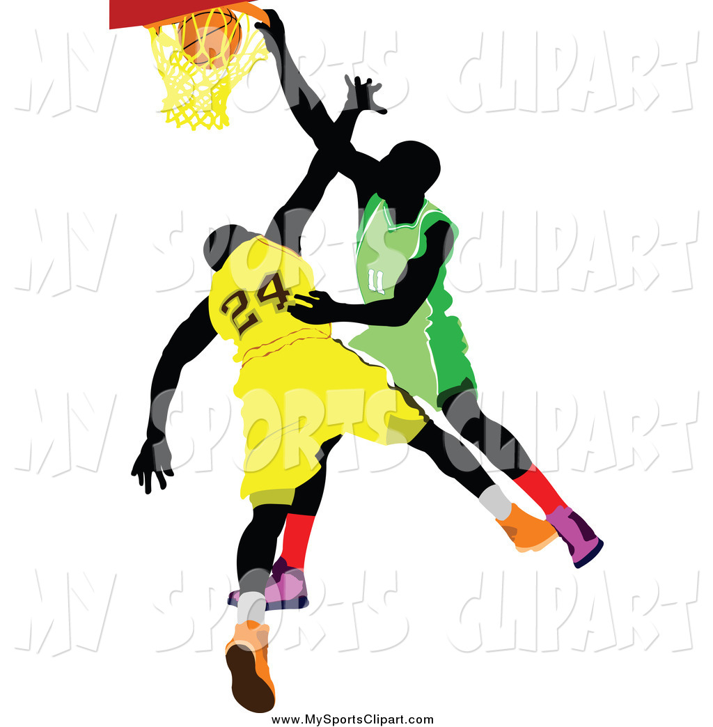 Basketball Player Dunking Clipart Sports Clip Art Of Basketball