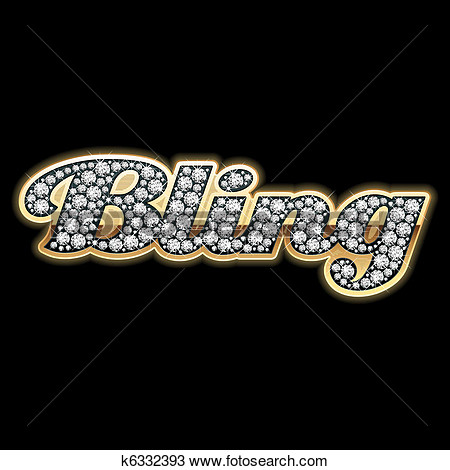Bling Bling  Diamonds  View Large Clip Art Graphic