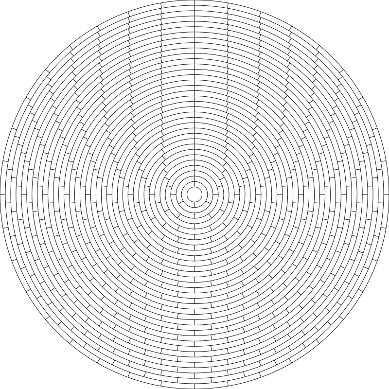 Clipart   Circular Grid 3
