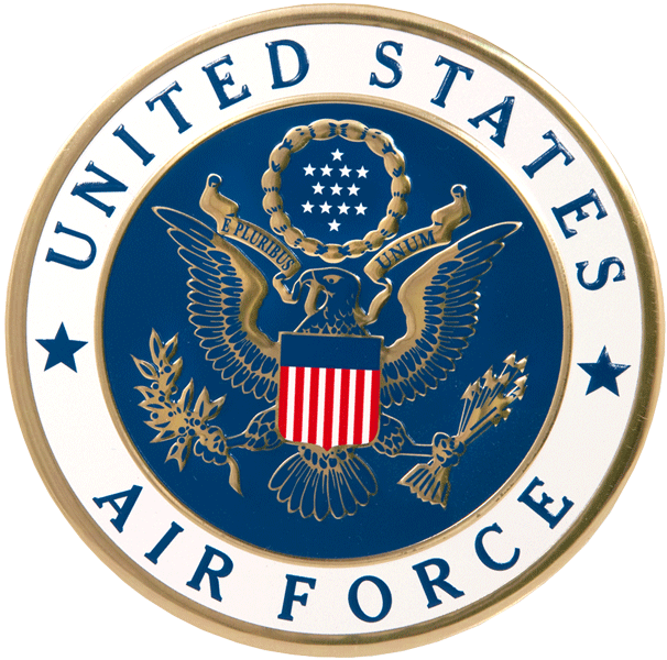 Military Cremation Urn Accessory  United States Air Force Medallion