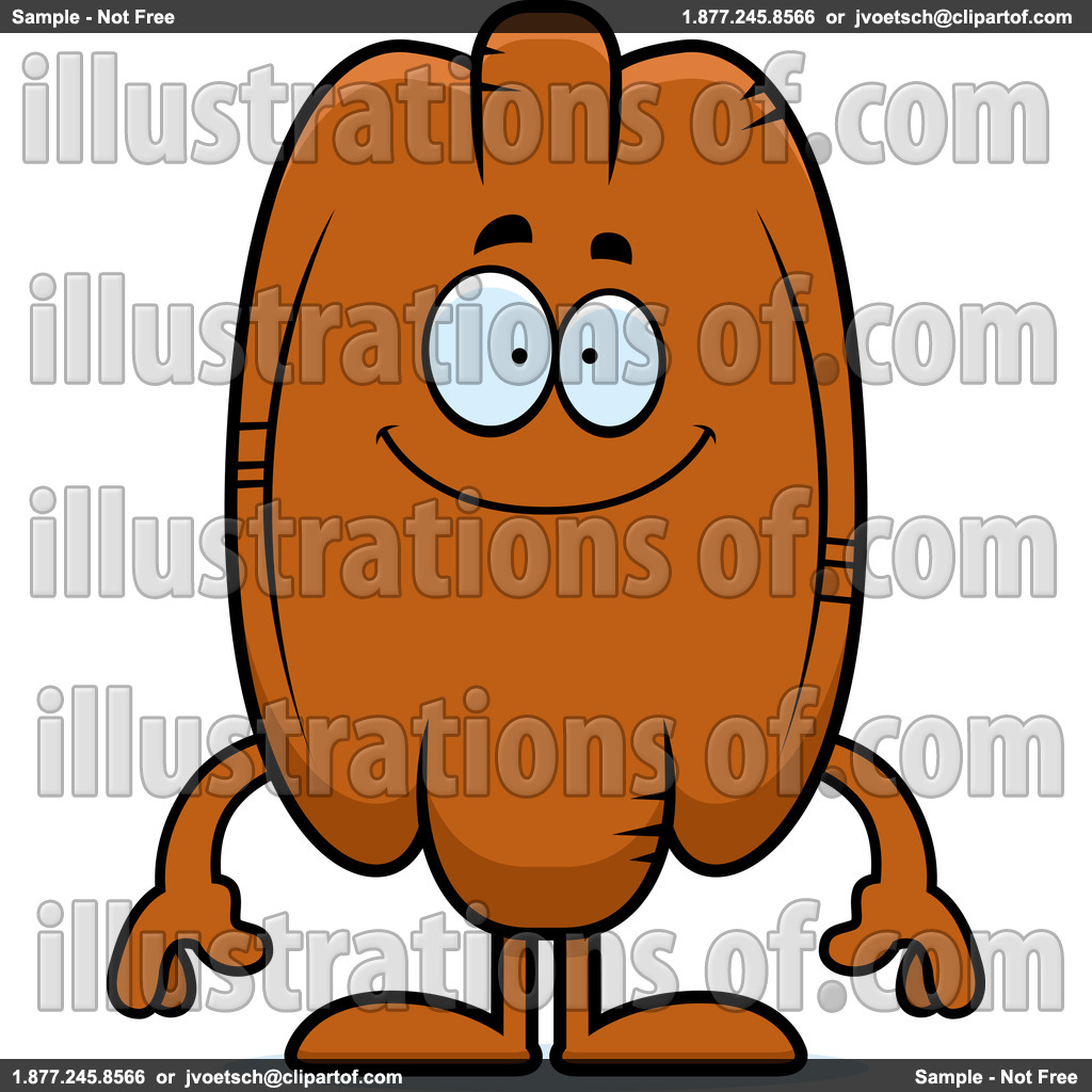 Pecan Clipart Royalty Free Rf Pecan Clipart Illustration By Cory