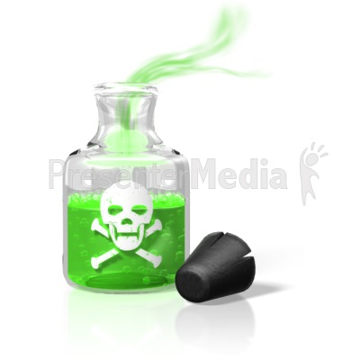 Poison Bottle Fumes   Presentation Clipart   Great Clipart For    