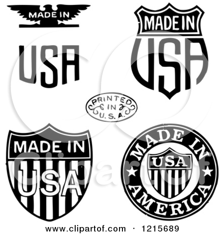 Royalty Free  Rf  American Made Clipart   Illustrations  1