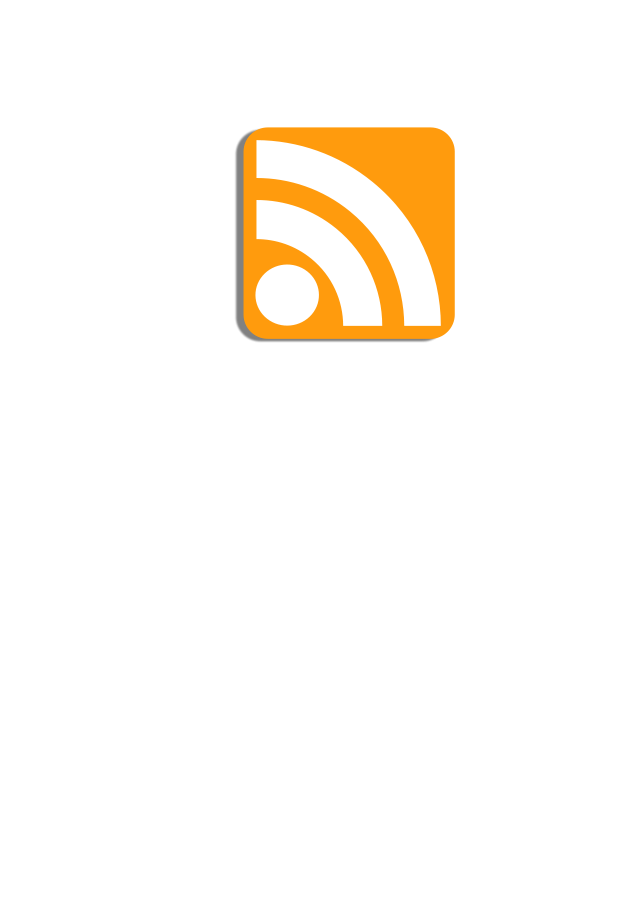 Rss Feed Icon With Shade 900px Clipart