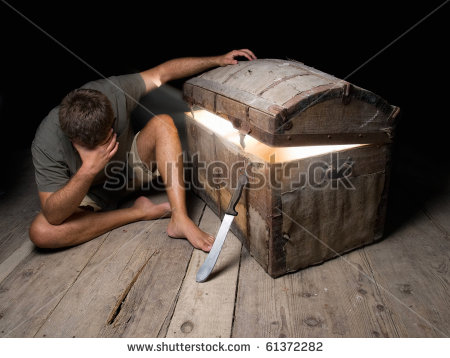 About Catharsis Or Cognition Because Of Pandora S Box      Stock Photo