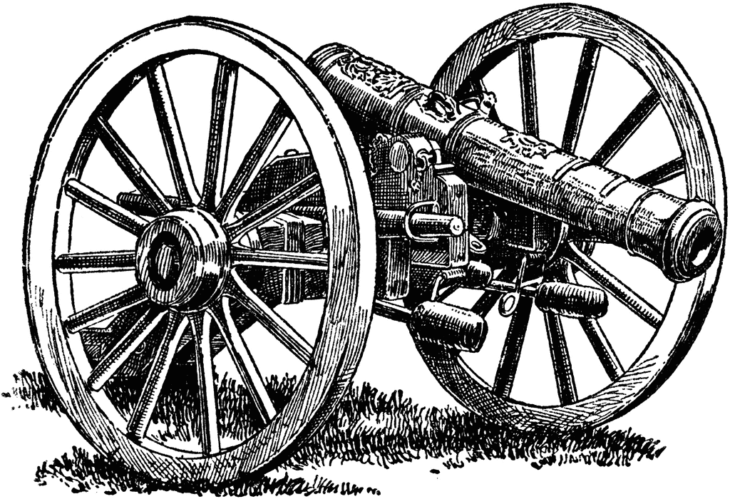 British Cannon   Clipart Etc