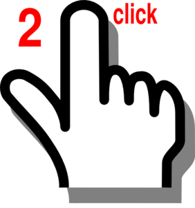 Click Clipart Finger Double Click Md Png