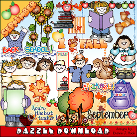 Clipart Collections Monthly Dazzle Clipart Downloads September Dazzle    