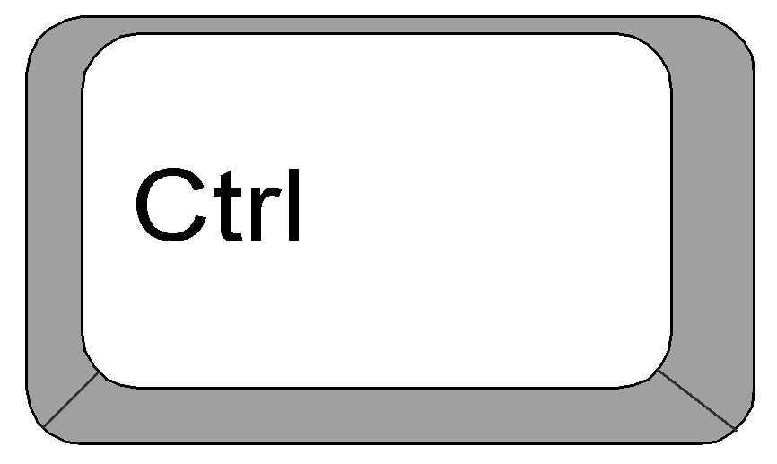 Clipart  Computer Keyboard Keys   Ctrl Key