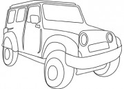 Jeep B W This Black And White Outline Illustration Jeep B W Is