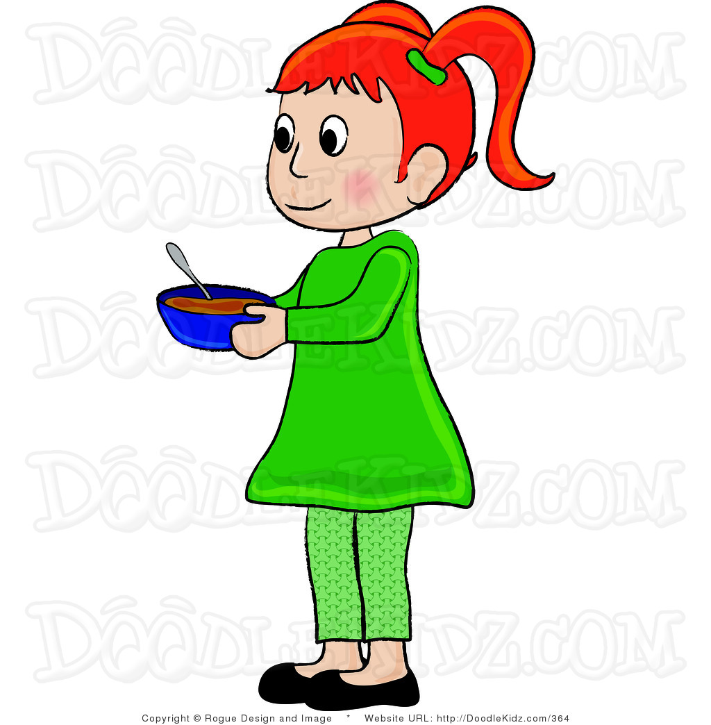 Little Girl Chef Clipart