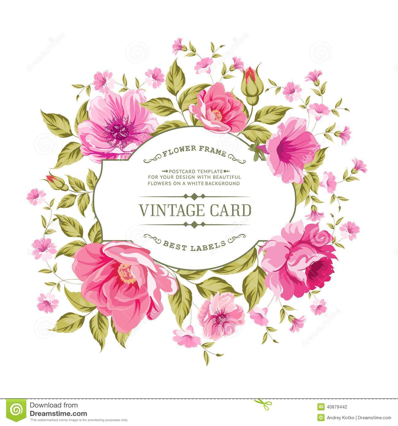 Luxurious Color Peony Pattern  Stock Vector   Image  40879442