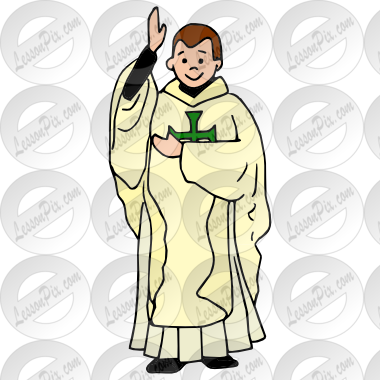 Priest Picture For Classroom   Therapy Use   Great Priest Clipart