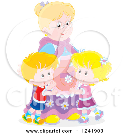 Royalty Free  Rf  Clipart Of Grandkids Illustrations Vector Graphics