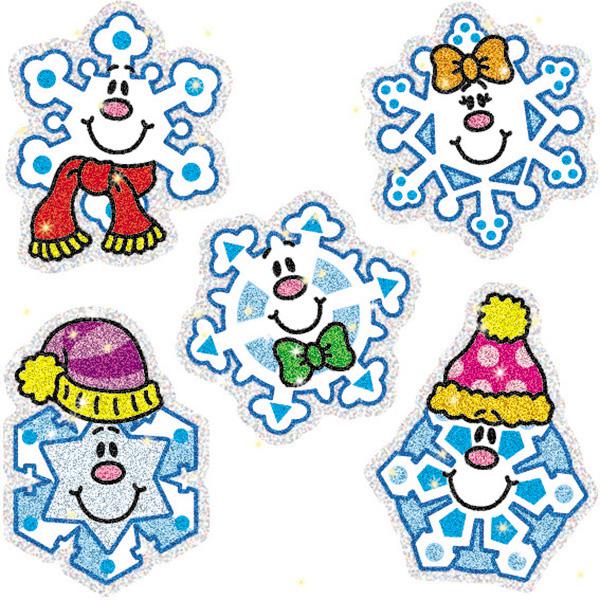 Snowflakes Dazzle Stickers Super Pack