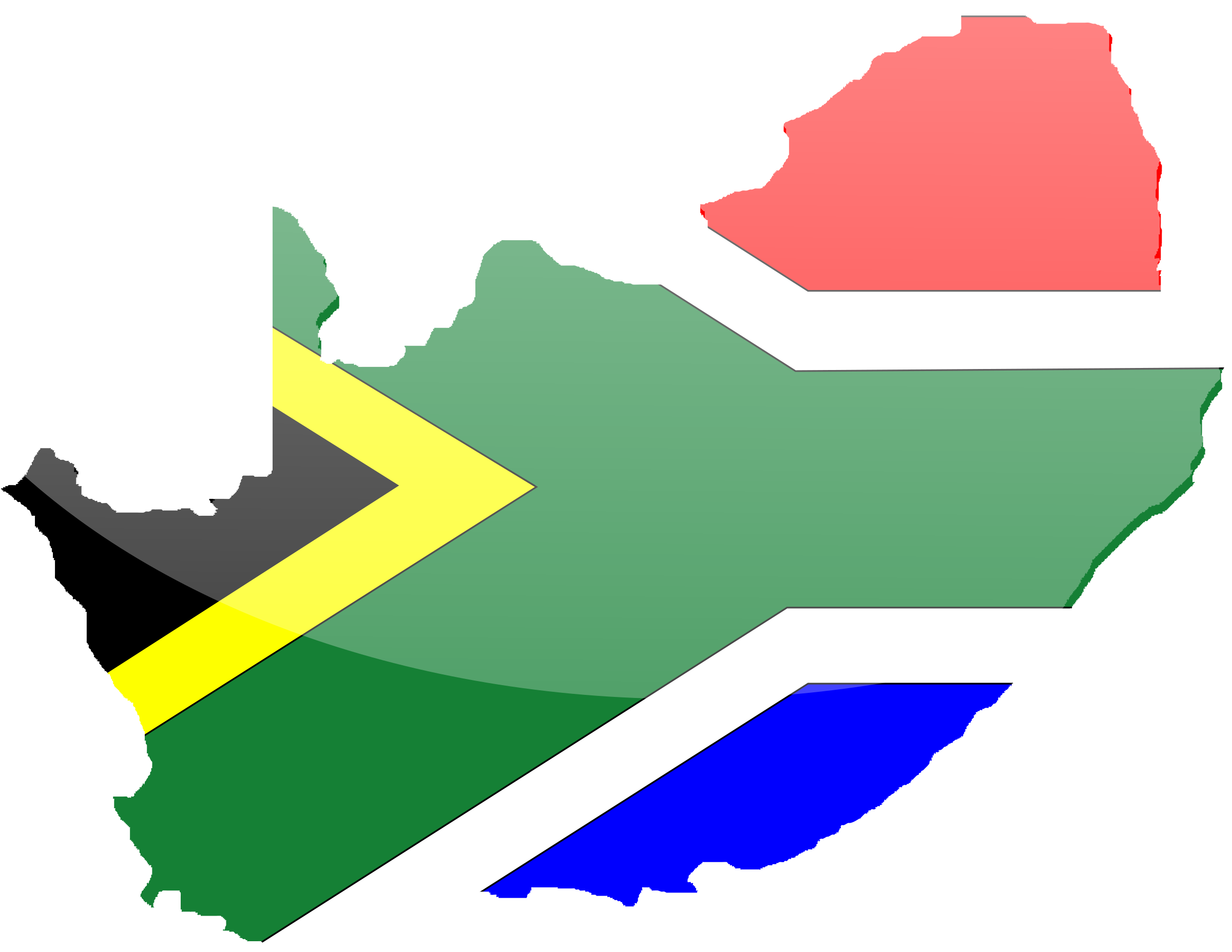 South African Flag 2 By Inky2010