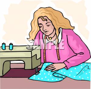 Tailor Making Clothes Clipart Picture