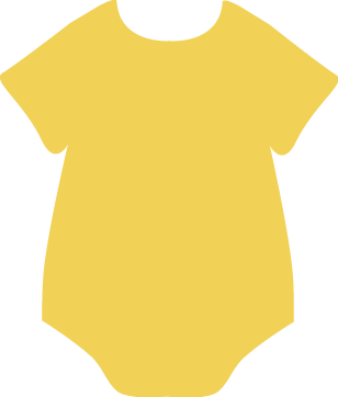 Yellow Onesie Clip Art   Blank Yellow Baby Onesie  This Image Can Be