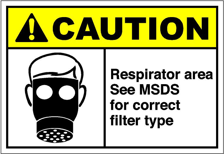 Cauth244   Respirator Area See Msds For Correct Fil Eps