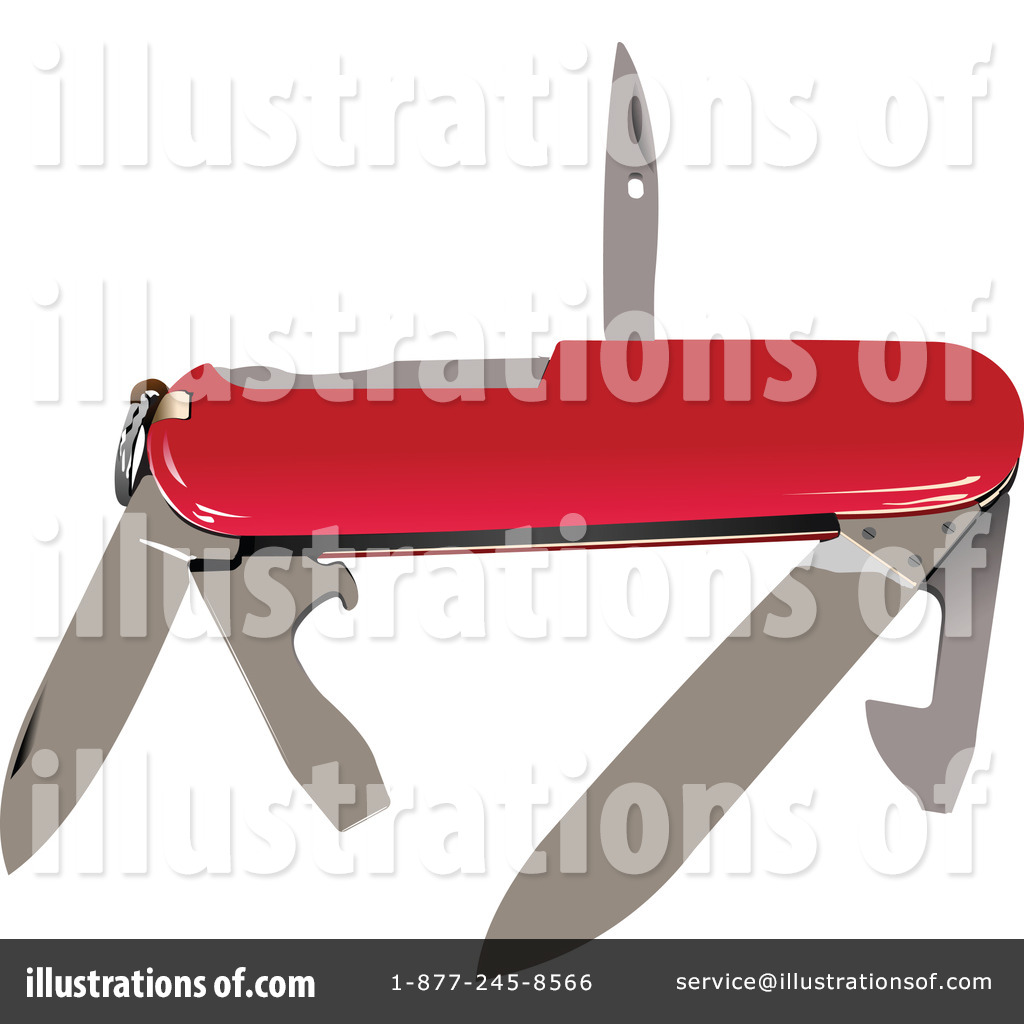 Description From Swiss Army Knife Clipart Illustration By Leonid Stock