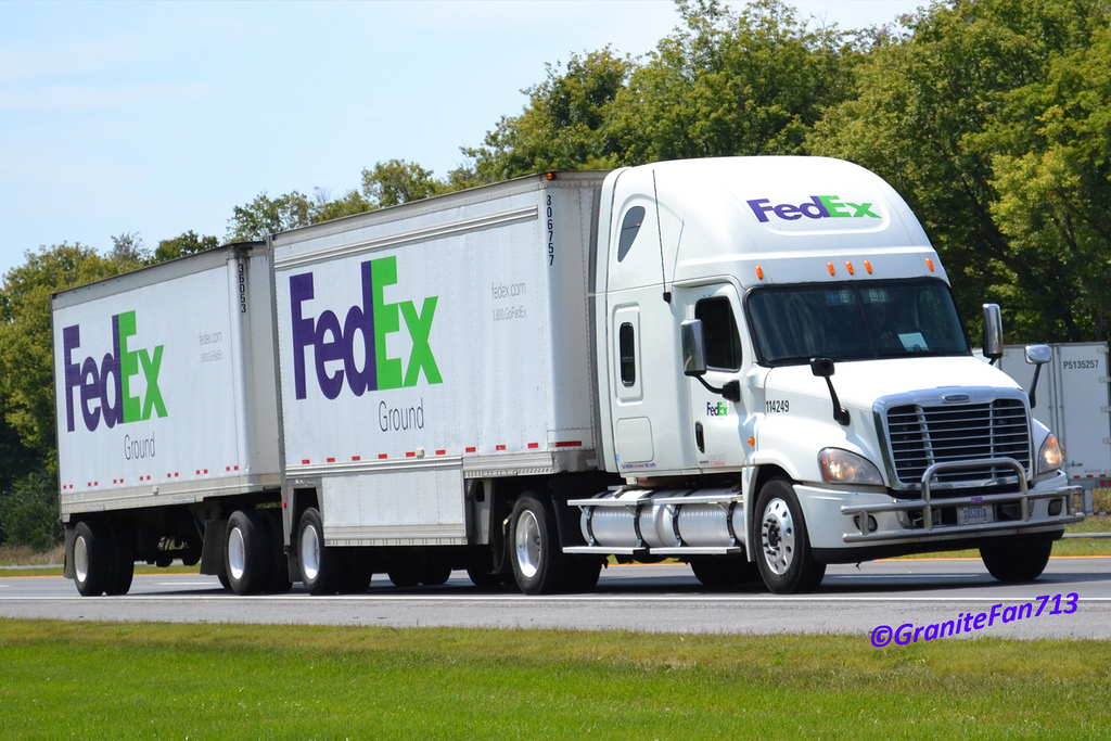 Fedex Ground Freightliner Cascadia   Flickr   Photo Sharing