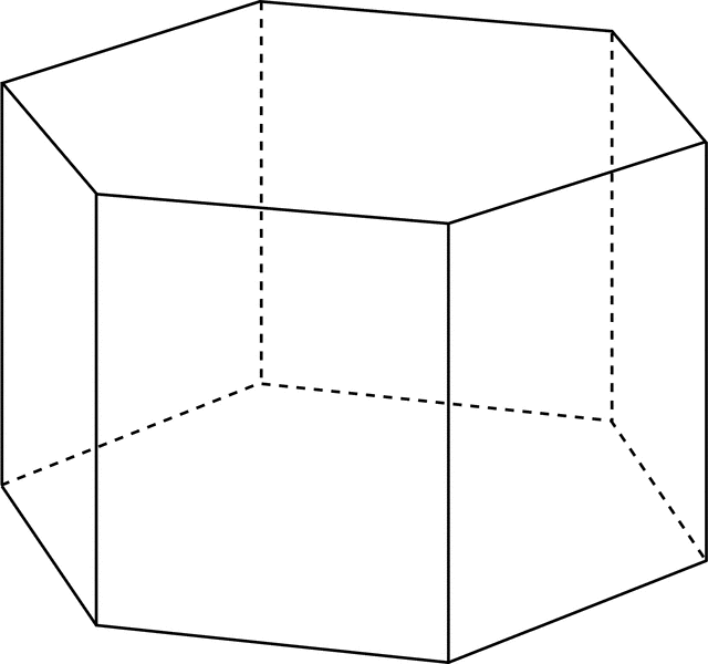 Hexagonal Prism   Clipart Etc