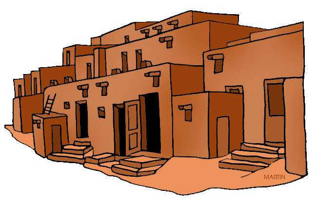 Homes   Adobe Pueblos   Native Americans In Olden Times For Kids