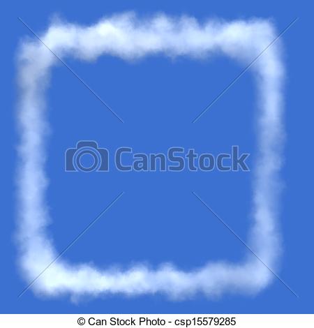 Illustration Of Square Cloud Shape Csp15579285   Search Eps Clip Art