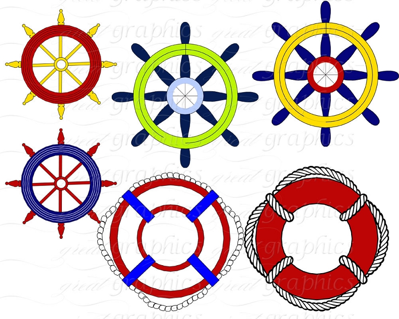 Nautical Clip Art Digital Clip Art Anchor Nautical Flag Clipart
