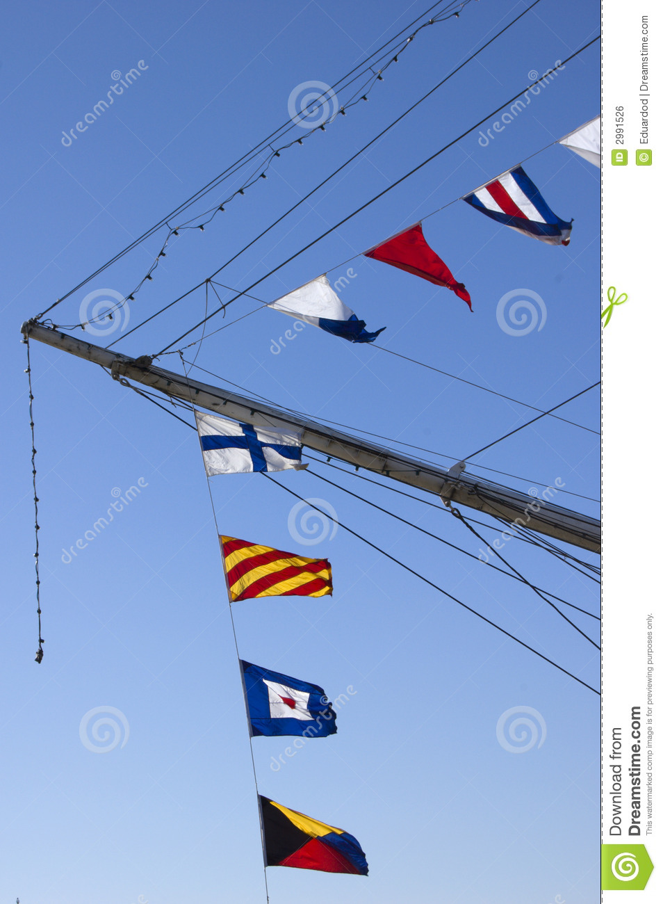 Nautical Flag Alphabet Frigate Sarmiento Puerto Madero Neighborhood    