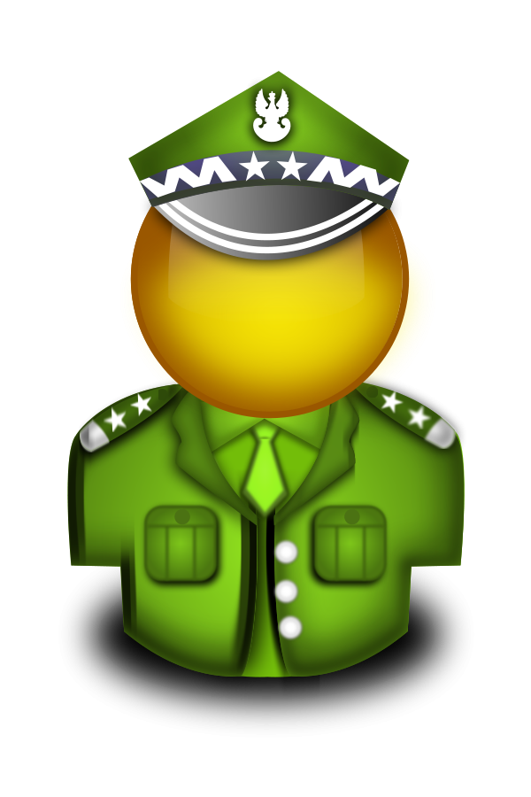 Polish General Clipart Large Size
