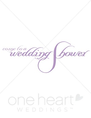 Purple Wedding Shower Clipart   Bridal Shower Clipart