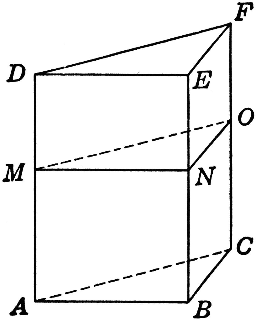 Right Triangular Prism   Clipart Etc